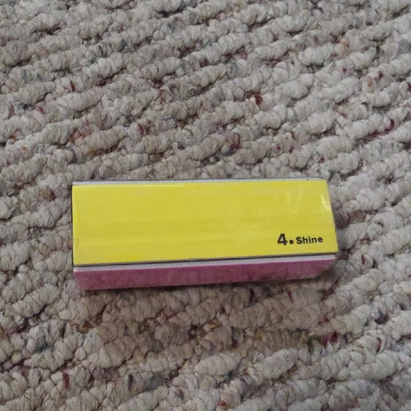 Other - Buffing Nail Buffer Block - Yellow & Pink